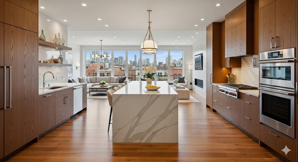 Modern Home Wood Kitchen Style